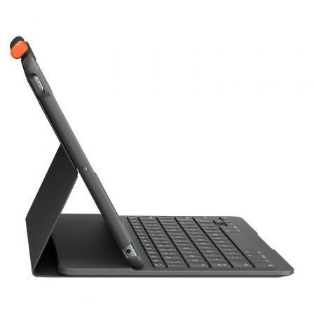Logitech Slim Folio Funda con Teclado para iPad 10,2 pulg. (7.ª/8.ª/9.ª gen) - Grafito
